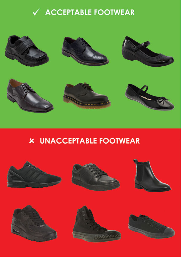 uniform shoes 2017